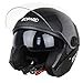 Produktbild Leopard LEO-608 DVS Offenes Gesicht Motorradhelm Rollerhelm Jethelm Jet Helm mit Lang klar Visier und Integrierter Sonnenblende | ECE Zertifiziert XL (61-62cm)