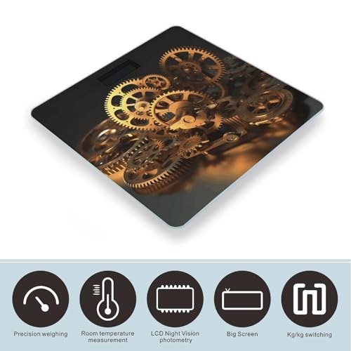 Báscula digital para baño Cool Gears de vidrio templado miniatura 3