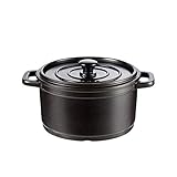 Efecto cazuela de terracota: esta cazuela es perfecta para marinar o cocinar una amplia variedad de comidas, desde estofado hasta guindilla y curry.