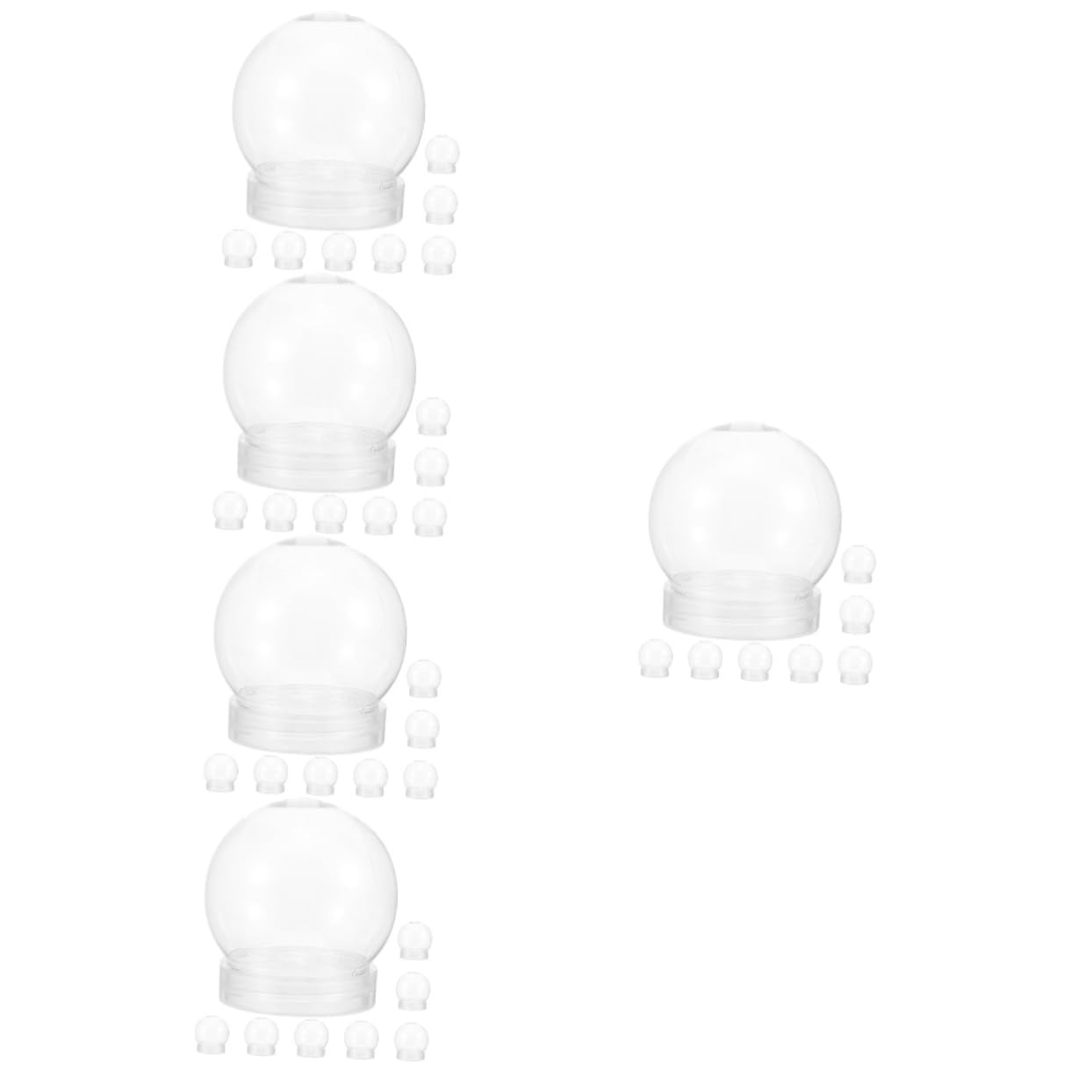 Globo de nieve transparente de manualidades para evitar roturas en tus diseños