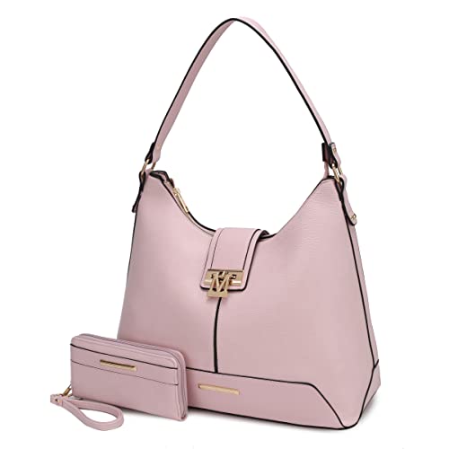 Image of MKF Collection Hobo Bag for Women & Wristlet Wallet Set, Vegan Leather Handbag Purse Set, Shoulder bags by Mia K
