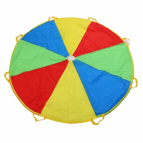 1.8m Jump-sack Rainbow Umbrella Kids Play Parachute Sport Activity Game Accessoire Parachute Kids Play - Image 5