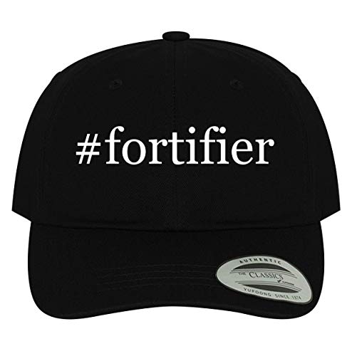 BH Cool Designs #Fortifier - Men's Soft & Comfortable Dad Baseball Hat Cap, Black, One Size