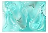 KunstLoft Tapete 'Enchanted Turquoise' 441x315cm | Fototapete modern | selbstklebend