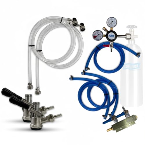 Coldbreak Jockey Box Dispensing Kit with Dual Gauges