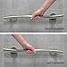 HEALTHCRAFT (2X Pack) Wave Decorative Grab Bars, ADA Compliant Bathroom Safety Bars for Seniors, Wall-Mounted, Supports Up to 500 lbs (Left & Right) (Brushed Stainless Steel, 24 Inch)