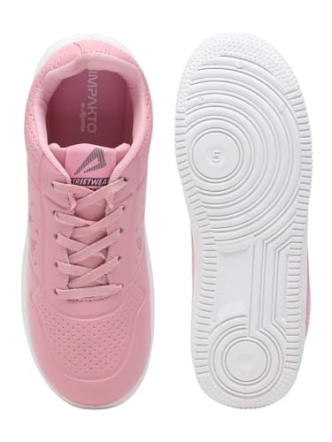 Image of Impakto Leaf Sprint Women's Casual White Stylish Sneakers Trendy & Lightweight Design