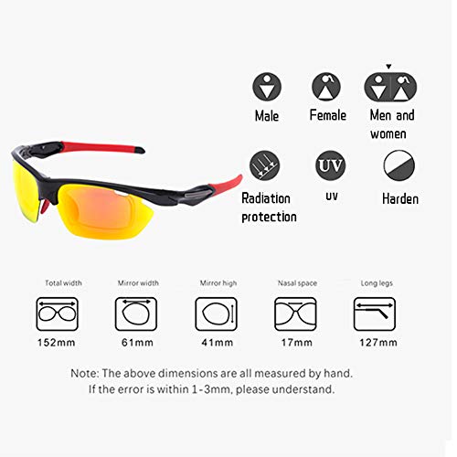 Gafas de sol deportivas polarizadas para correr escalada pesca 5