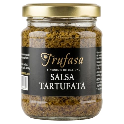 TRUFASA | Salsa de Trufa Tartufata | Tuber Aestivum 70% | Pasta de Trufa con Sabor Gourmet Muy Intenso Para Pastas Risottos Huevos Carnes Pizzas | 100% Natural