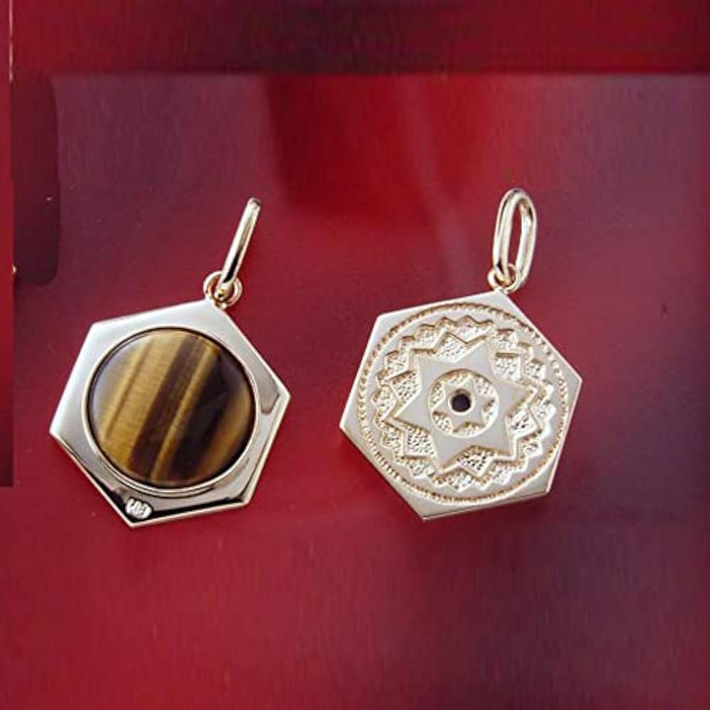 ◆ヒランヤ　かごめ Amazon | （ヒランヤ）ヒランヤペンダント タイガーアイ 18金