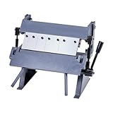 VEVOR Box and Pan Brake, 12 in Sheet Metal Bending Brake, 20-Gauge Mild Steel Capacity, 0-135 Degree Adjustable, Metal Bender Machine with 5 Fingers, Heavy-Duty Aluminum Folder for Precise Bending
