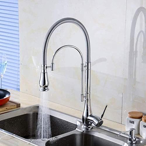 Robinet de cuisine mitigeur à levier unique en chrome poli pour évier - 2