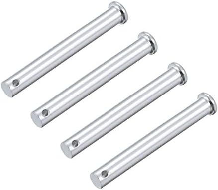 Sourcing Map Single Hole Clevis Pins - 4mm X 35mm Flat Head 304 Stainless Steel Link Hinge Pin 20Pcs - View #8