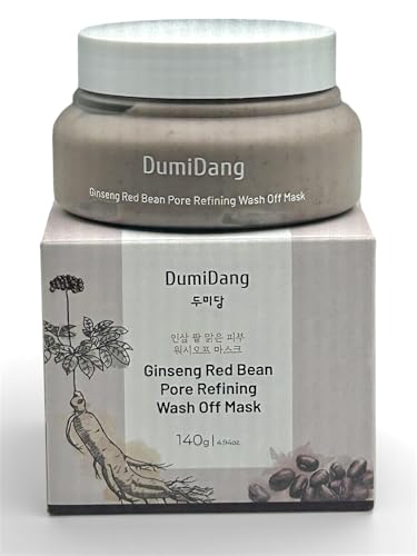 DumiDang Ginseng Red Bean Pore Refining Wash Off Mask, 4.94 fl. oz.