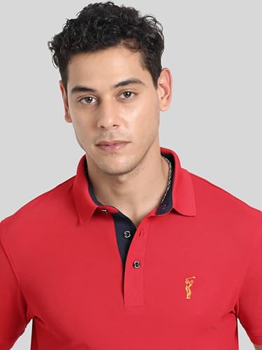 Image of STELLERS Men's Premium Regular Fit Polo T-Shirt's |Feather Touch Feel | Odour Resistant| Anti-Static| Wrinkle Free | Quick Dry | Stretchable | Lightweight | Sweat-Proof