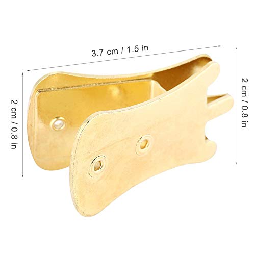 Metal Erhu Mute, Hard To Break Kao-hu Mute, Fine Craftsmanship for Beginner Erhu(Golden) - Thumbnail 7
