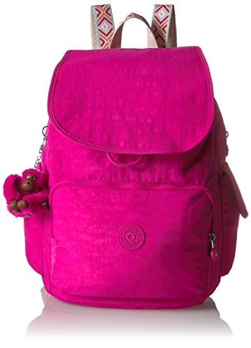 Kipling Women's Ravier Medium Solid Backpack, Very Berry, One Size