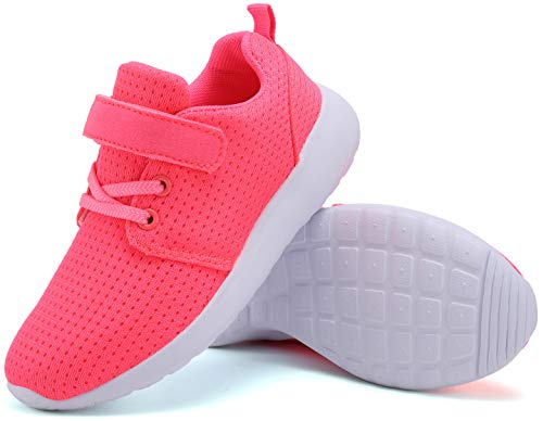 Image of TOEDNNQI Kids Shoes Toddler Boys Girls Lightweight Strap Sneakers | Breathable Casual Tennis Walking Comfortable Running School Non-Slip Little /Big Child