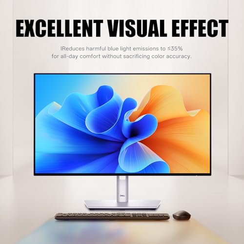 Image of Dell UltraSharp U2424HE Monitor - 24 Inch, Full HD (1080p) 1920 x 1080 at 120 Hz, 16:9 IPS, Computer Monitor Screen with DisplayPort, Type-C, and USB-C Cables -1 Pack (New)
