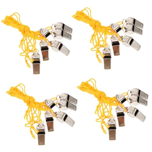 Whistles de supervivencia de acero inoxidable 24 pcs miniatura 1