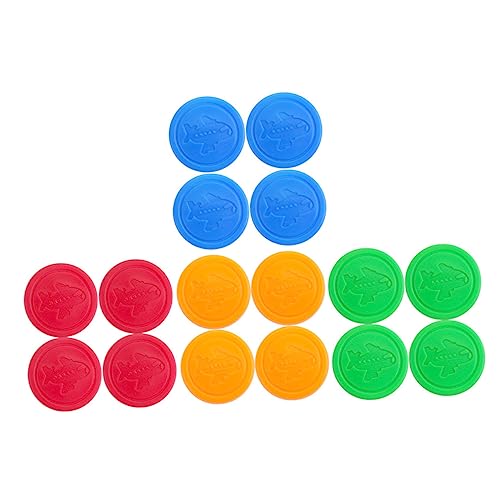 LIOOBO 16Pcs Flying Chess Pieces for Accessories for Smooth Finish Travel Friendly Playthings Fun Entertainment