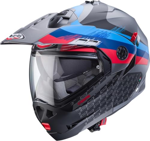visiera antigraffio CABERG TOURMAX X SARABE MATT GUN METAL/BLACK/BMW COLORS XL CASCO APRIBILE