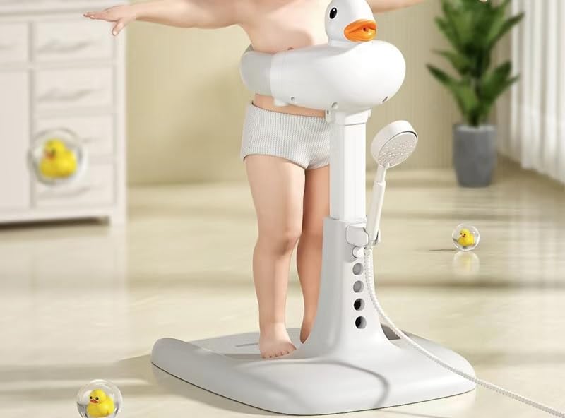 Support de baignoire pour bébé pliable et réglable pour le bain du soir