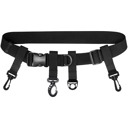 Cinto de pesca preto ajustável cinto de pesca Wader 147 cm comprimento máximo cintura para pesca com