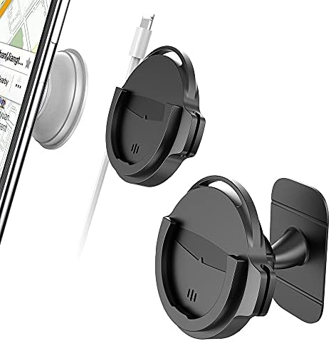daite Socket Car Mount Car Grips Holder for Phone Stand 360 Rotation Dashboard Sticker Holder for Socket Mount Users on Car Dashboard Home Wall Office Kitchen (2 Packs)