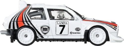Image of Hot Wheels Premium Car Culture Collectible Toy Car, 1:64 Scale Die-Cast Lancia Delta S4, Eurospeed Vehicle with Real Riders Tires