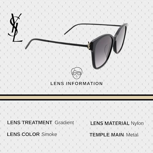 SAINT LAURENT SL M48S C/K Sunglasses + Bundle with eSHADES Luxury Eyewear Kit 5