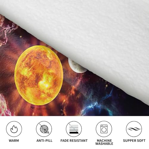 Couverture à capuche galaxie contre le froid à la maison