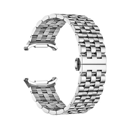 Stainless steel strap suitable for Samsung Galaxy Watch7 Ultra 47mm five bead metal for Galaxy Watch Ultra NO Gaps Curved End business wristband Strap Accessories