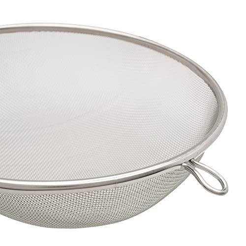 Mimo Style, Peneira em Aço Inox com Suporte para Acomodação em Panelas e Travessas — 21 cm