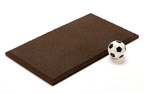 IncStores 2 1/4 Inch Thick Outdoor Playground Mat | Extra Thick Rubber Mat for Grip and Safety Around Backyard Swings Slides and Jungle Gyms | 32 x 54 Earth