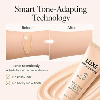 for Women, Smart Shade-Adapting Long-Wear Liquid Foundation, Hyaluronic Acid & Vitamin E, Creates Flawless Skin, Perfectly Blends with Your Complexion, SPF50, 30 ML