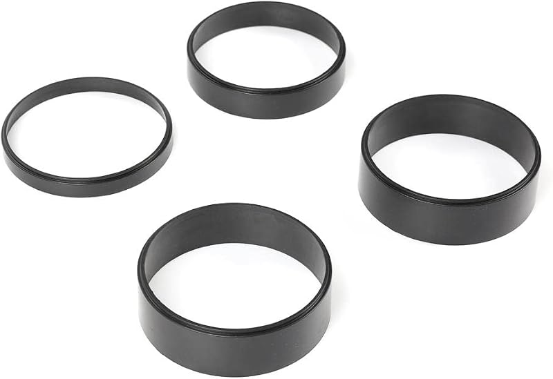 Espaçador plástico do filtro de ar PIT66 para carburador Edelbrock Holley – Kit com 4 unidades