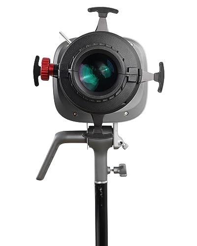 Image of Amaran Spotlight SE Lighting Modifier 150c & 300c, 36 Lens Kit, Focused Beam Spotlight, Professional Light Shaping Accessory for Video, Photography, Studio Lighting