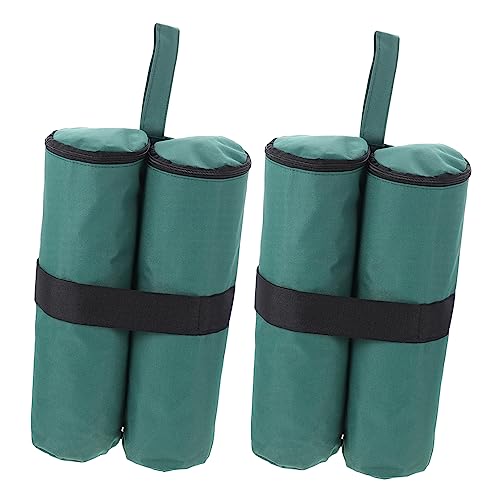 TOYANDONA 2piezas Pesas para Toldos y Sombrillas Bolsas De Fijación para Carpas Resistentes y Duraderas Oscuro
