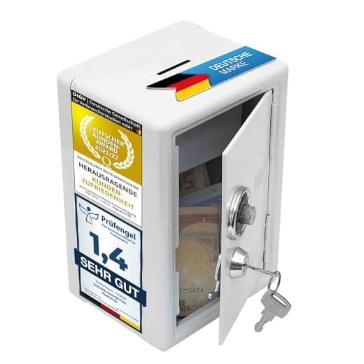Sparbössa mini safe spargris sparbössa med kombinationslås; original kassaskåp av metall