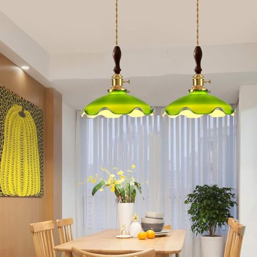 Lámparas de cristal para isla de cocina que transforman tus cenas 4