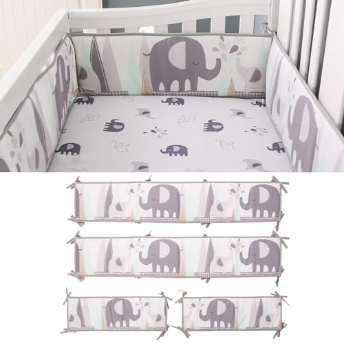 4PC Soft Breathable Mattress Edge, Cotton Bed Set 1. (04)