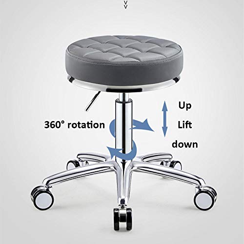 Tabouret de selle hydraulique 160 kg robuste et réglable pour praticien - 5