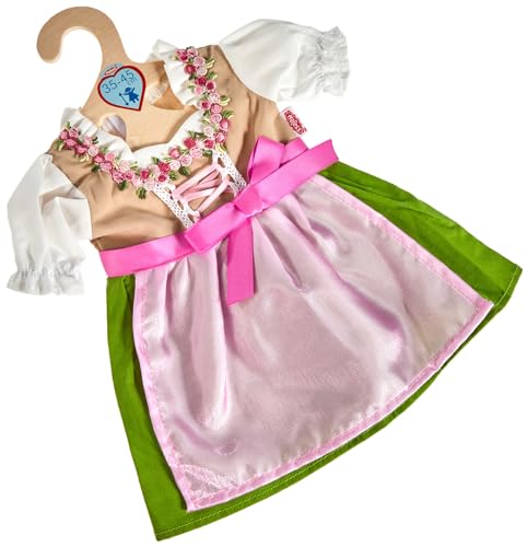Heless 2113 - Robe pour poupée, Dirndl Heidi, Taille 35-45 cm