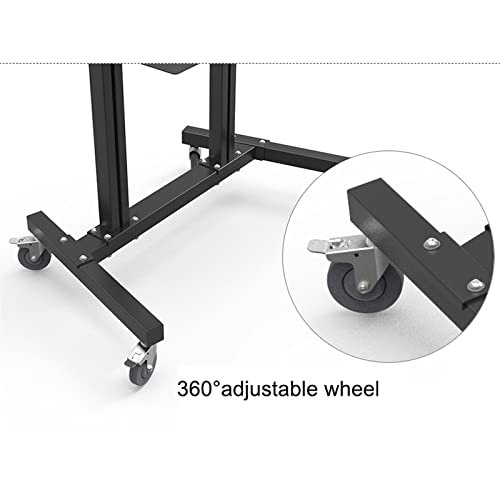 Soporte móvil para TV de 40 a 60 pulgadas con estante ajustable miniatura 5