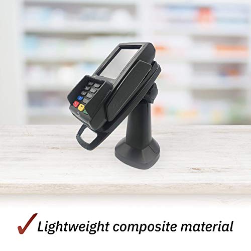 Ens Tailwind Pax S300 7" Latch And Lock Pole Mount Terminal Stand, Adhesive Installation, Black #TOP4