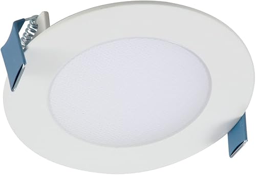 Miniatura 1 de HALO Luz LED empotrable de disco de techo y ducha de 4 pulgadas  Downlight ultrafino sin lata  2700 K3000 K3500 K4000 K5000 K seleccionable  Blanco