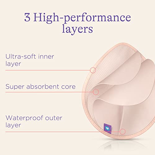 Lansinoh Reusable Nursing Pads For Breastfeeding Mothers, 8 Washable Pads, Pink And Black, Includes Mesh Wash Bag #TOP4
