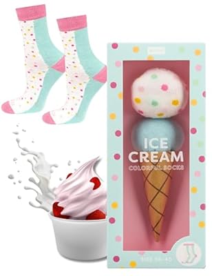soxo Aguacates Gelato Calcetines Mujer Divertidos Regalos Originales Para Hombre LGBT Ropa Pride 36-40 Gelato Helado | Ya disponible en tu tienda friki favorita! En mundofriki.es!