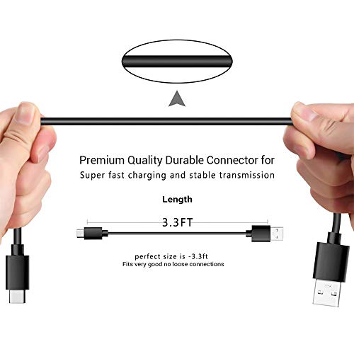 USB C Charger Charging Cable Cord for Sony SRS-XB13 SRS-XB23 SRS-XB33 SRS-XB43 SRS-NS7 SRS-NB10 SRS-XE200 SRS-XE300 X Speaker, Bose SoundLink Flex, Bose Soundlink Mini II Special Edition Speakers - Thumbnail 3